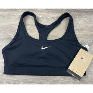 NIKE Swoosh Light Support Women's Non-Padded Sports Bra S DX6817-010 Black $35‎